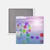 Les soleils dans leurs cours Magnet (Recto/Verso)