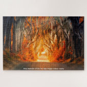 Les Sombres Haies Antrim Irlande. Jigsaw Puzzle (Horizontal)