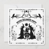 Les sorcières dans les Bois Invitation de la fête  (Dos)