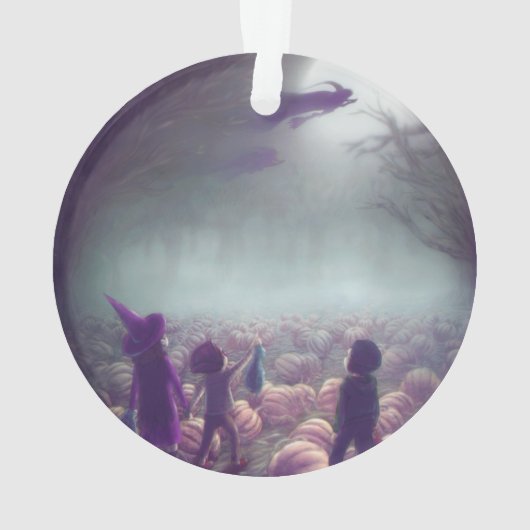 Les sorcières de patchs Citrouilles qui volent dan (dos)