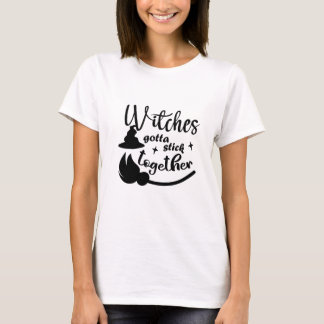 Les Sorcières T-Shirt Witchy Womens Doivent S'Accr