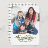 Les souhaits chauds | Carte photo de vacances (Devant / Derrière)