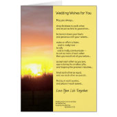 Les souhaits Mariages pour vous (Devant)