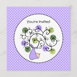 Les souhaits se réalisent Invitation Baby shower