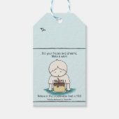 Les souhaits sont Espoirs et Dreams étiquette cade (Devant)