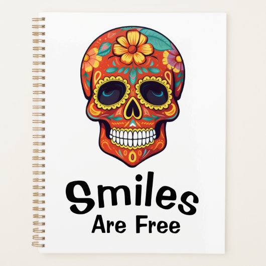 Les sourires sont libres, comme la joie des crânes (Devant)
