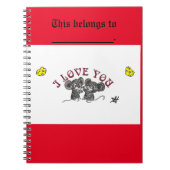 Les souris dans le carnet amoureux (Devant)