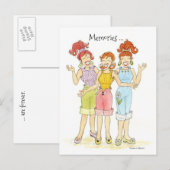 Les souvenirs sont des cartes postales pour toujou (Devant / Derrière)