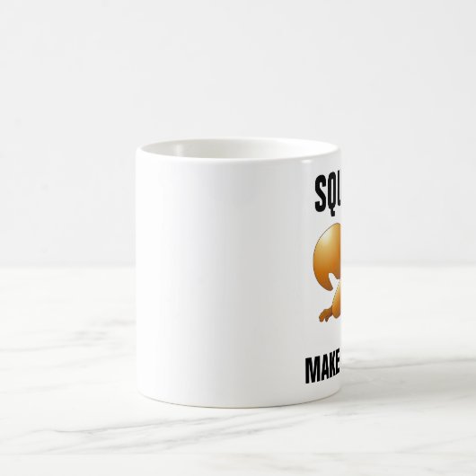 LES SQUIRRELS ME RENDENT HEUREUX CAFÉ SQUIRREL MUG (Centre)