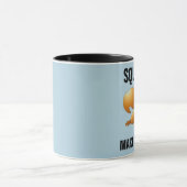 LES SQUIRRELS ME RENDENT HEUREUX CAFÉ SQUIRREL MUG (Centre)