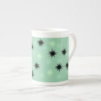 Les Starburs Atomique Jade et Mint Bone China Mug