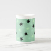 Les Starburs Atomique Jade et Mint Bone China Mug (Devant)