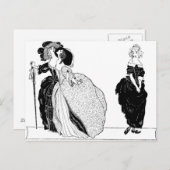 Les Stepsisters et la carte postale Cinderella Vin (Devant / Derrière)