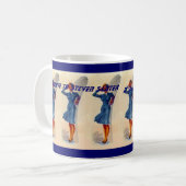 LES STEWARDS (HÔTESSE DE L'AIR) DE ~ DE TASSE (Devant gauche)