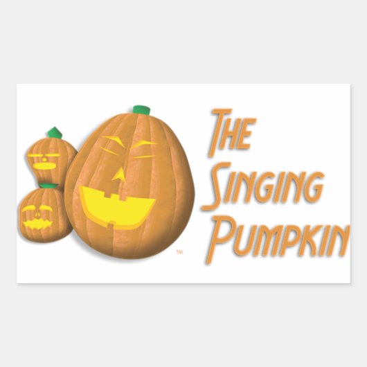 Les stickers Chantant Pumpkin (Devant)