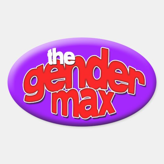 Les stickers Gender Max (Devant)