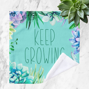 Les succulents continuent de grandir Aqua vert et