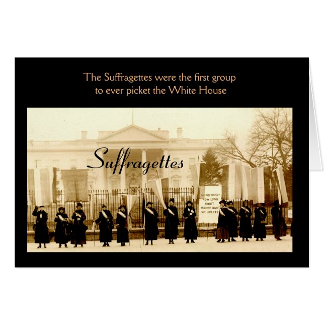 Les suffragettes palissadent la Maison Blanche (Devant horizontal)