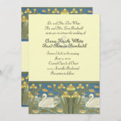 Les Swans La Faire-part de mariage (Devant / Derrière)