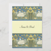 Les Swans La Faire-part de mariage (Dos)