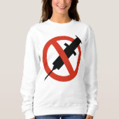 LES T-SHIRTS ANTI-VACCIN VAX SWEATSHIRTS (Devant)