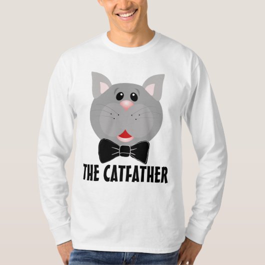 Les T-shirts CATFATHER, Cat Dad (Devant)
