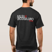 Les T-shirts de la radio souterraine de Salsa (Dos)