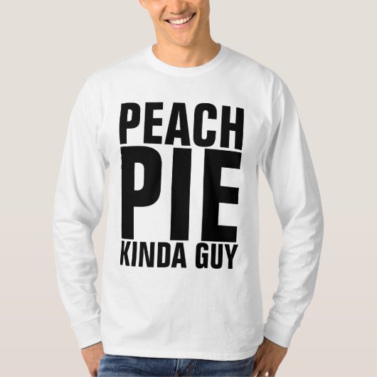 LES T-SHIRTS DES HOMMES DE PEACH PIE GUY (Devant)