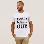LES T-SHIRTS DES HOMMES VIOLIN GUY (Devant entier)