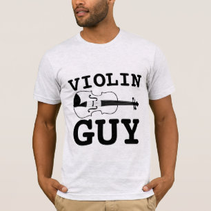 LES T-SHIRTS DES HOMMES VIOLIN GUY
