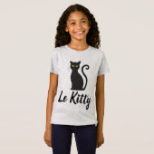 LES T-Shirts LE KITTY, CHAT FRANÇAIS (Devant entier)