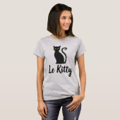 LES T-Shirts LE KITTY, CHAT FRANÇAIS (Devant entier)