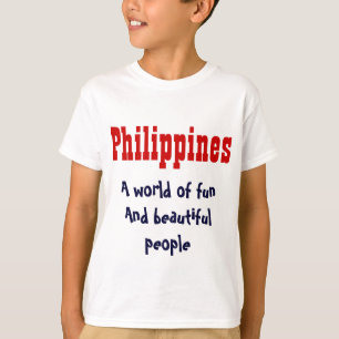 Les t-shirts pour enfants philippins