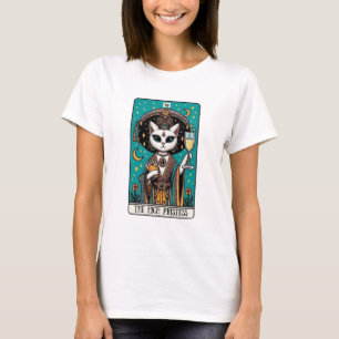 Les T-shirts Tarot de la chatte haute prêtresse
