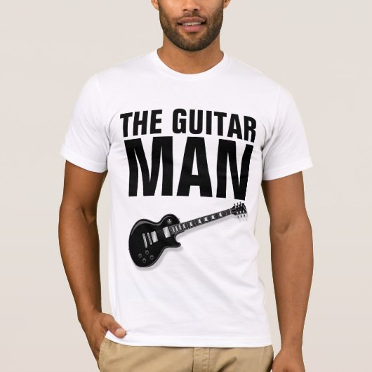 LES T-shirts VINTAGES GUITAR MAN (Devant)