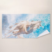 LES TAILLES D'HIVER DE HORSE ARABIENNE (Serviette de bain)