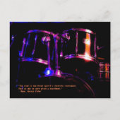 Les tambours font la carte postale Talking (Devant)