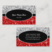 Les tape-à-l'oeil mélangent le carte de visite (Devant / Derrière)