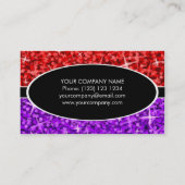 Les tape-à-l'oeil mélangent le carte de visite (Dos)