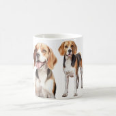 Les tasses à café de l'amant beagle (Centre)