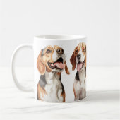 Les tasses à café de l'amant beagle (Gauche)