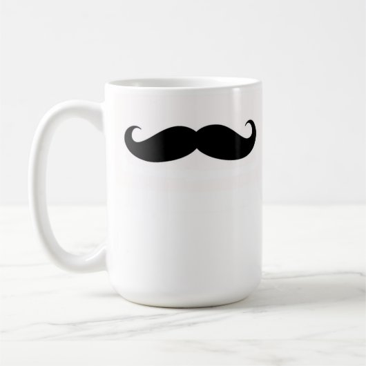 Les tasses de café de moustache - peuvent (Gauche)