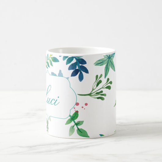 Les tasses de café nommées faites sur commande de (Centre)