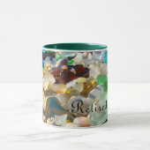 Les tasses de café retirées de Seaglass de cadeaux (Centre)