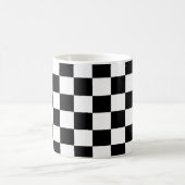 Les tasses de motif du jeu d'échecs. (Centre)