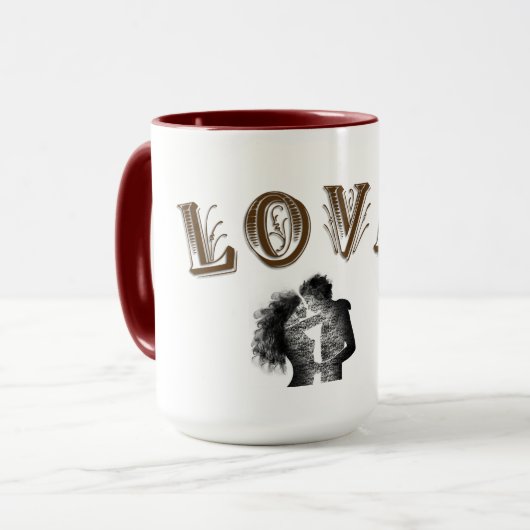 Les tasses du jour de l'amour (Devant gauche)