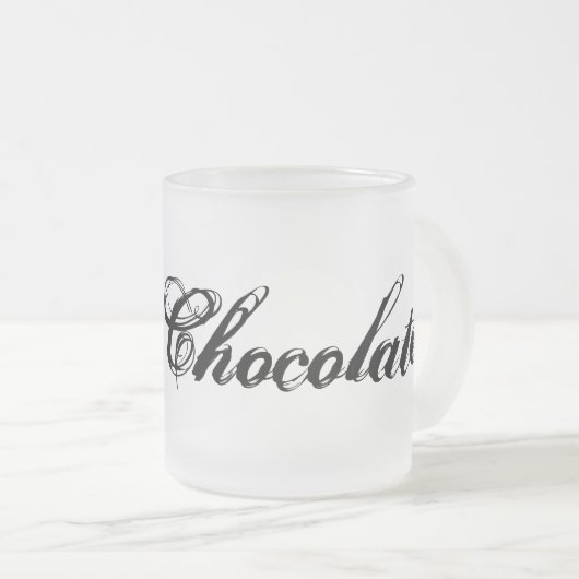 Les tasses faites sur commande de chocolat chaud - (Devant droit)