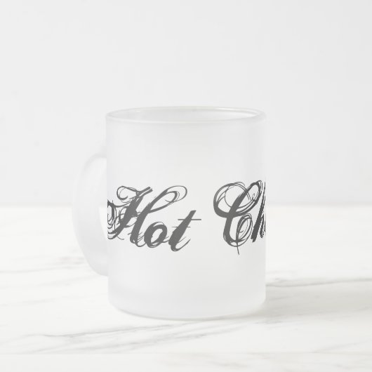 Les tasses faites sur commande de chocolat chaud - (Devant gauche)