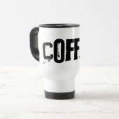 Les tasses faites sur commande de voyage de café - (Devant gauche)
