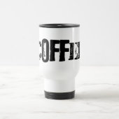 Les tasses faites sur commande de voyage de café - (Centre)